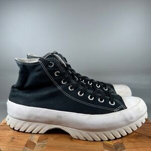 Converse Chuck Taylor All Star Lugged 2.0 High Top Black Canvas Platform Men 10